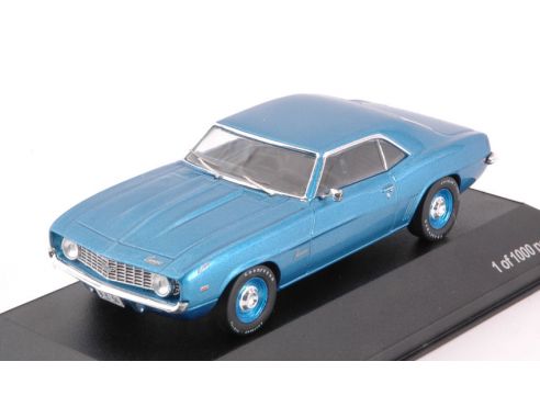 White Box WB287 CHEVROLET CAMARO 1969 METALLIC BLUE 1:43 Modellino