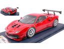 Looksmart LS18RC010B FERRARI 488 CHALLENGE ROSSO CORSA WITHOUT LIVERY C/VETRINA 1:18 Modellino