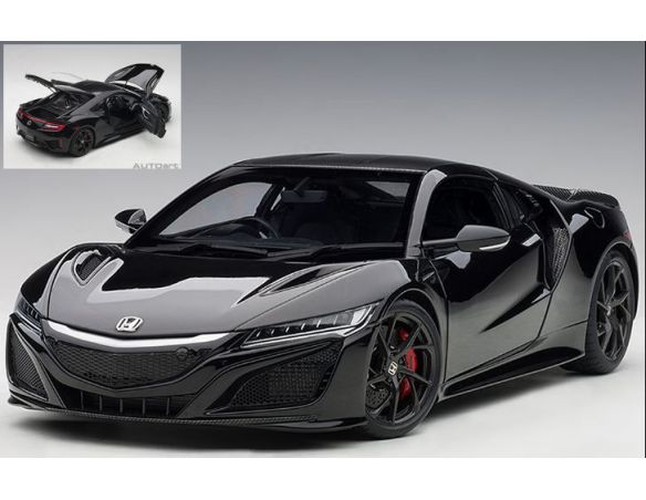 AUTOART AA73232 HONDA NSX (NC1) 2016 BLACK 1:18 Modellino