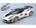 BBURAGO BU16012G FERRARI FXX-K EVO N.70 WHITE 1:18 Modellino