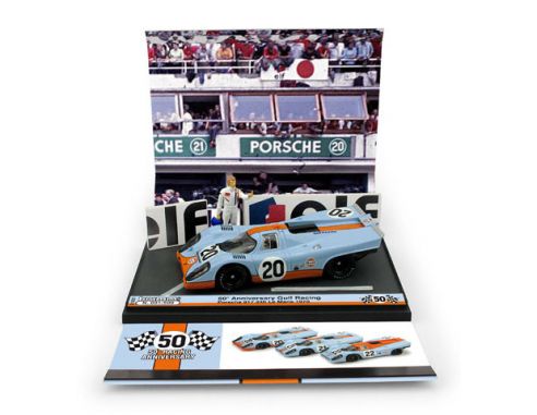 Brumm BMS1801 PORSCHE 917K 50° ANNIV.VITTORIE SCUDERIA GULF 1968-2018 LIM.500 1:43 Modellino