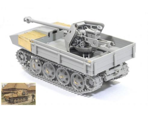 Dragon D6640 PAK 40/4 7,5 cm AUF RSO KIT 1:35 Modellino
