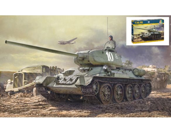 Italeri IT6545 T 34-85 KIT 1:35 Modellino