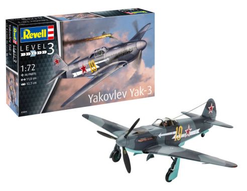 Revell RV03894 YAKOVLEV YAK-3 KIT 1:72 Modellino