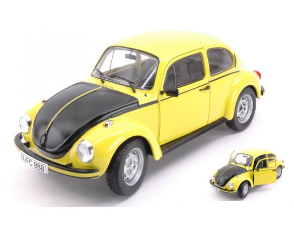 Solido SL118466 VW KAFER 1303 GSR YELLOW/BLACK 1:18 Modellino