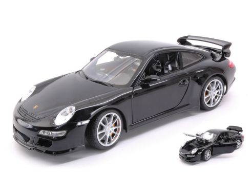 Welly WE18024BK PORSCHE 911 GTR 3 RS (997) 2007 BLACK 1:18 Modellino