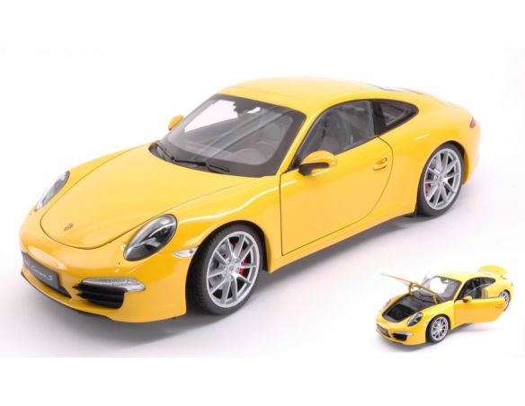 Welly WE18047Y PORSCHE 911 (991) CARRERA S 2012 YELLOW 1:18 Modellino