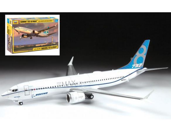 Zvezda Z7026 BOEING 737 8 MAX KIT 1:144 Modellino