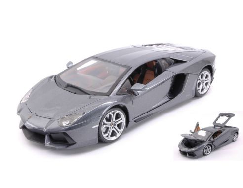 Bburago BU11033SG LAMBORGHINI AVENTADOR LP700-4 2011 SILVERGUN 1:18 Modellino