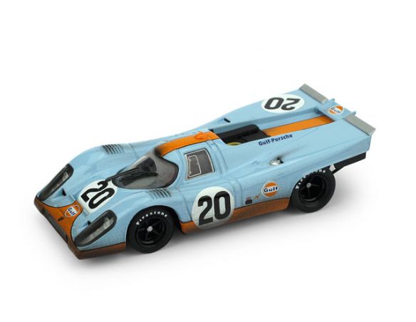Brumm BM0493R PORSCHE 917K N.20 DNF LM 1970 J.SIFFERT-B.REDMAN RACED+PILOTA 1:43 Modellino