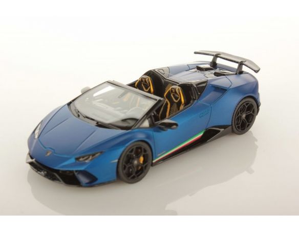 Looksmart LS481A LAMBORGHINI HURACAN PERFORMANTE SPYDER MATT BLUE AEGEUS 1:43 Modellino