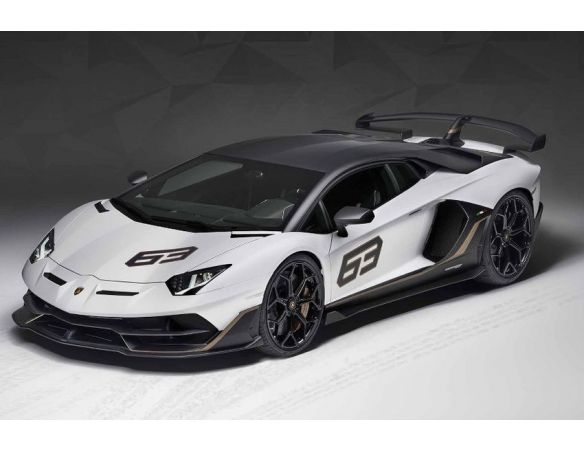 Looksmart LS489B LAMBORGHINI AVENTADOR SVJ BIANCO PHANES SPECIAL EDITION 1:43 Modellino