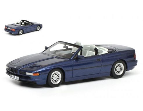 Schuco SH0069 BMW 850i CABRIO BLUE 1:18 Modellino