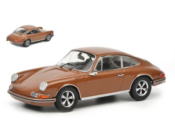 Schuco SH3676 PORSCHE 911 S BROWN 1:43 Modellino