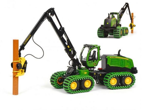 Schuco SH7760 JOHN DEERE 1270 G 8W SOLLEVATRONCHI 1:32 Modellino
