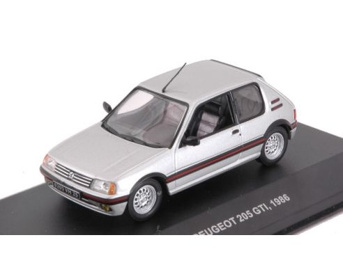 Solido SL4303600 PEUGEOT 205 GTI 1986 SILVER 1:43 Modellino