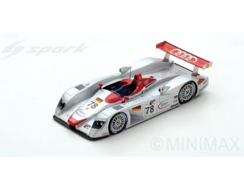 Spark Model S43SE00 AUDI R8 N.78 WINNER 12 H SEBRING 2000 F.BIELA-T.KRISTENSEN-E.PIRRO 1:43 Modellino