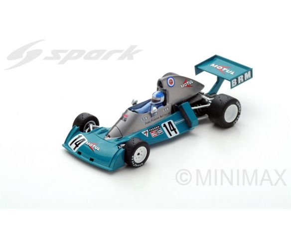 Spark Model S4796 BRM P201 J.P.BELTOISE 1974 N.14 2nd SOUTH AFRICAN GP 1:43 Modellino