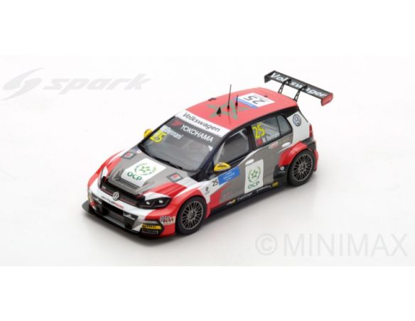 Spark Model S5057 VW GOLF GTI N.25 2nd Rd.2 WTCR MOROCCO 2018 M.BENNANI 1:43 Modellino