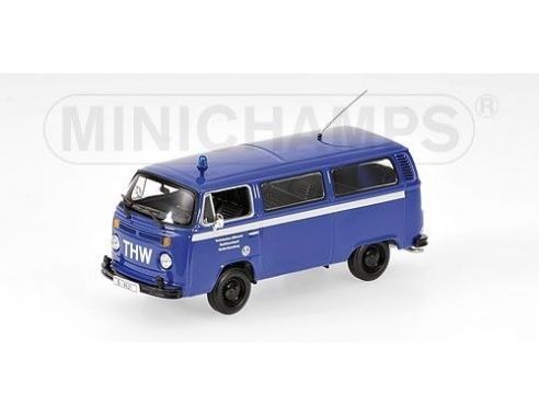 Minichamps PM400053094 VW T 2 BUS 1979 THW BLUE 1:43 Modellino