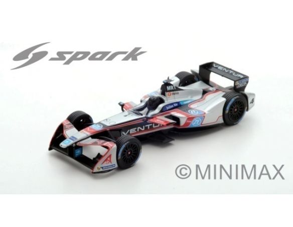 Spark Model S5925 VENTURI N.4 2nd Rd.2 HONG KONG FORMULA E SEASON 4 (2017-2018) E.MORTARA Modellino