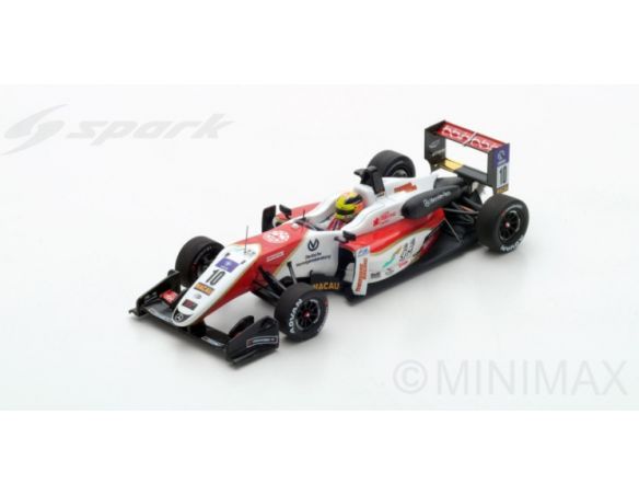 Spark Model SA154 DALLARA F3 N.10 MACAU GP 2017 MICK SCHUMACHER 1:43 Modellino