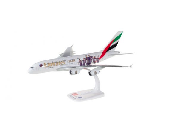 Herpa HP611152 AIRBUS A380 EMIRATES PARIS ST.GERMAING 1:250 Modellino