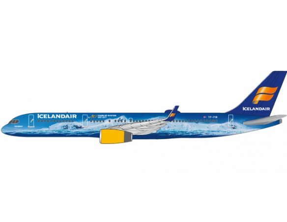 Herpa HP611848 BOEING 757-200 ICELANDER 80 YEARS OF AVIATION 1:200 Modellino