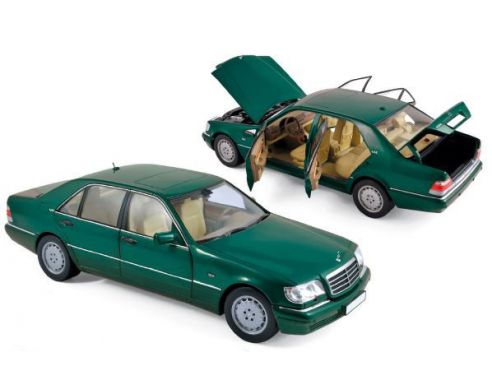 Norev NV183593 MERCEDES S600 1997 GREEN METALLIC 1:18 Modellino