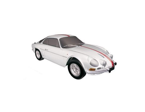 Norev NV185303 ALPINE RENAULT A110 1600S 1971 WHITE W/RED STRIPPING 1:18 Modellino