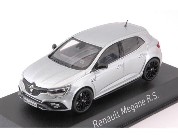 Norev NV517728 RENAULT MEGANE R.S. 2018 PLATINE SILVER 1:43 Modellino