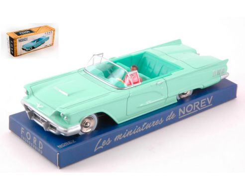 Norev NVCL2711 FORD THUNDERBIRD 1960 VERT ADRIATIQUE (DRIVER INCLUDED) 1:43 Modellino