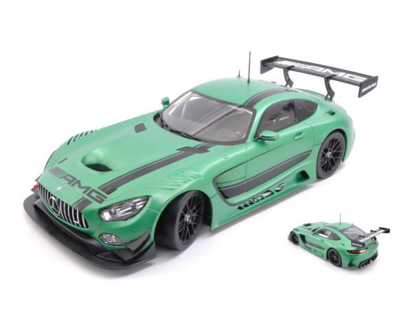 Paragon Models PAR88003 MERCEDES AMG GT3 METALLIC GREEN 1:18 Modellino