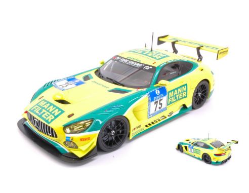 Paragon Models PAR88019 MERCEDES GT3 N.75 6th 24 H NURBURGR.2016 K.HEYER-S.ASCH-L.LUDWIG 1:18 Modellino