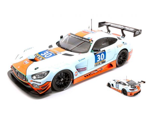 Paragon Models PAR88021 MERCEDES GT3 N.30 2nd 24 H P.RICARD 2016 HALL-GOETHE-BROWN-CAMPBELL 1:18 Modellino