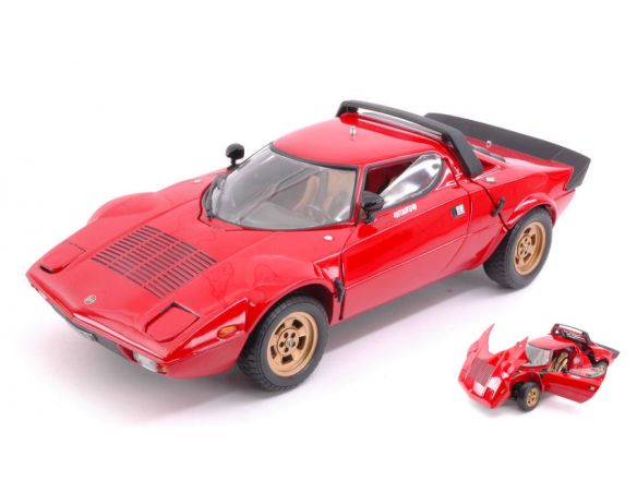 SunStar SS4521 LANCIA STRATOS RED 1:18 Modellino