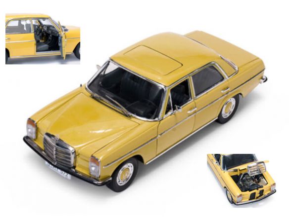 SunStar SS4572 MERCEDES STRIK 8 1968 SALOON SAHARA YELLOW 1:18 Modellino