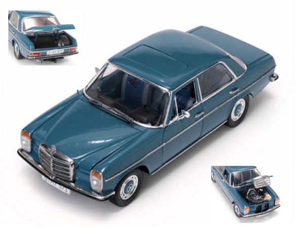 SunStar SS4573 MERCEDES STRIK 8 1968 SALOON BLUE 1:18 Modellino
