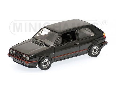 Minichamps PM400054122 VW GOLF GTI 1985 BLACK 1:43 Modellino