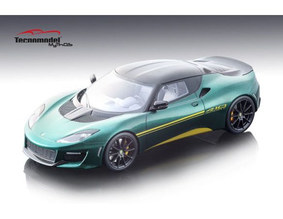Tecnomodel TMD18111C LOTUS EVORA 410 2017 METALLIC GREEN 1:18 Modellino