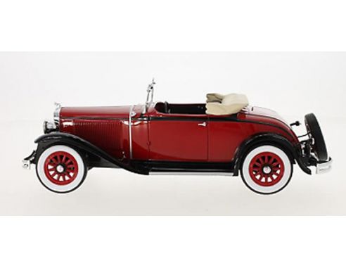 Busch BOS293 DODGE OTTO DG CONVERTIBLE RED/BLACK 1:18 Modellino