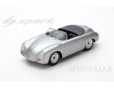 Spark Model S12004 PORSCHE 356 SPEEDSTER CARRERA 1956 SILVER 1:12 Modellino