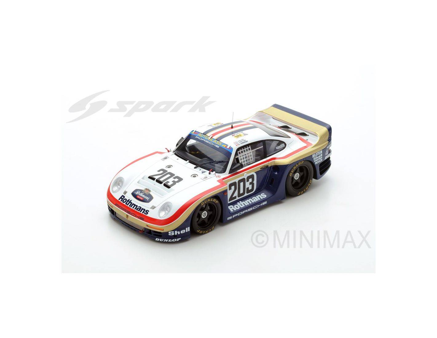 【SPARK】Porsche961 n°203 LM 1987 #S35 Spark Porsche 961 N 203 Lm 1987 1/43 Minicar | eBay