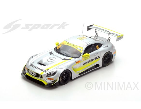 Spark Model S18MC17 MERCEDES GT3 N.48 WINNER FIA GT WORLD CUP MACAU 2017 E.MORTARA 1:18 Modellino
