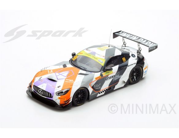 Spark Model S18SA016 MERCEDES AMG GT3 N.999 3rd FIA GT WORLD CUP MACAU 2017 M.ENGEL 1:18 Modellino