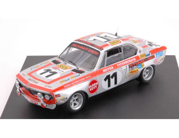 Trofeu TF2702 BMW 2800 CS N.11 DNF 24h SPA 1972 FITZPATRICK-HEYER 1:43 Modellino
