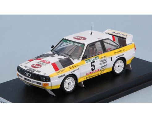 Trofeu TFRRAL70 AUDI SPORT QUATTRO N.5 3rd RALLY OF PORTUGAL 1985 ROHRL-GEISTDORFER 1:43 Modellino