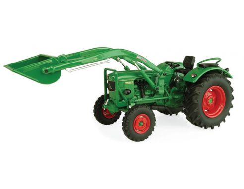 Universal Hobbies UH5254 DEUTZ-FAHR D6005 2WD WITH FRONT LOADER 1:32 Modellino