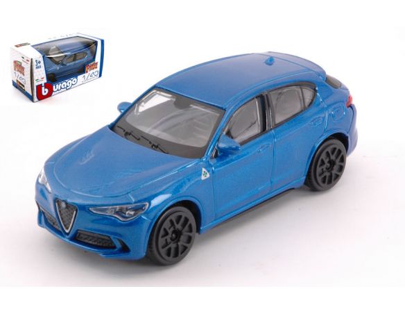 BBURAGO BU30389BL ALFA ROMEO STELVIO BLUE 1:43 Modellino