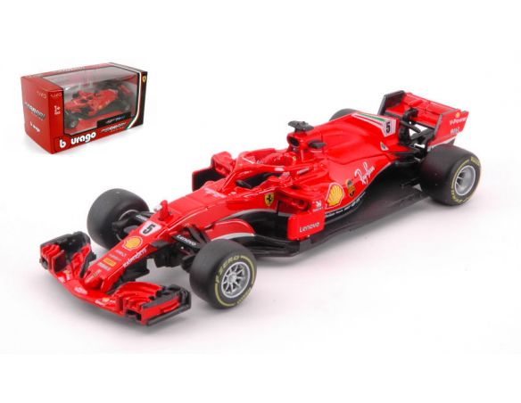 Bburago BU36809V FERRARI SF71H S.VETTEL 2018 N.5 1:43 Modellino